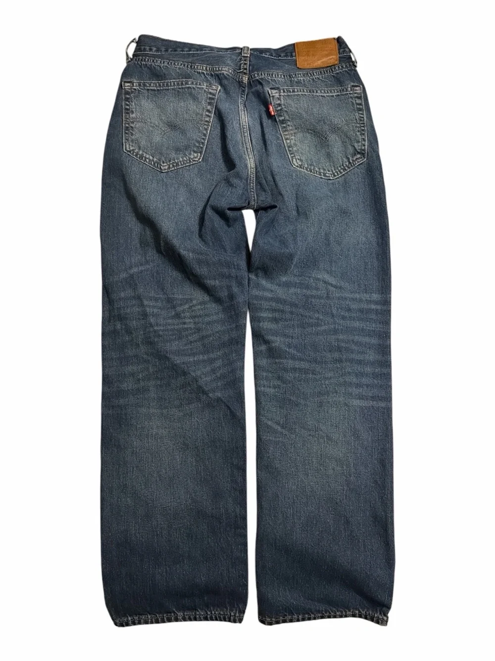 Big E Levi’s 505 denim blue jeans straight leg relax baggy 90s y2k vintage style